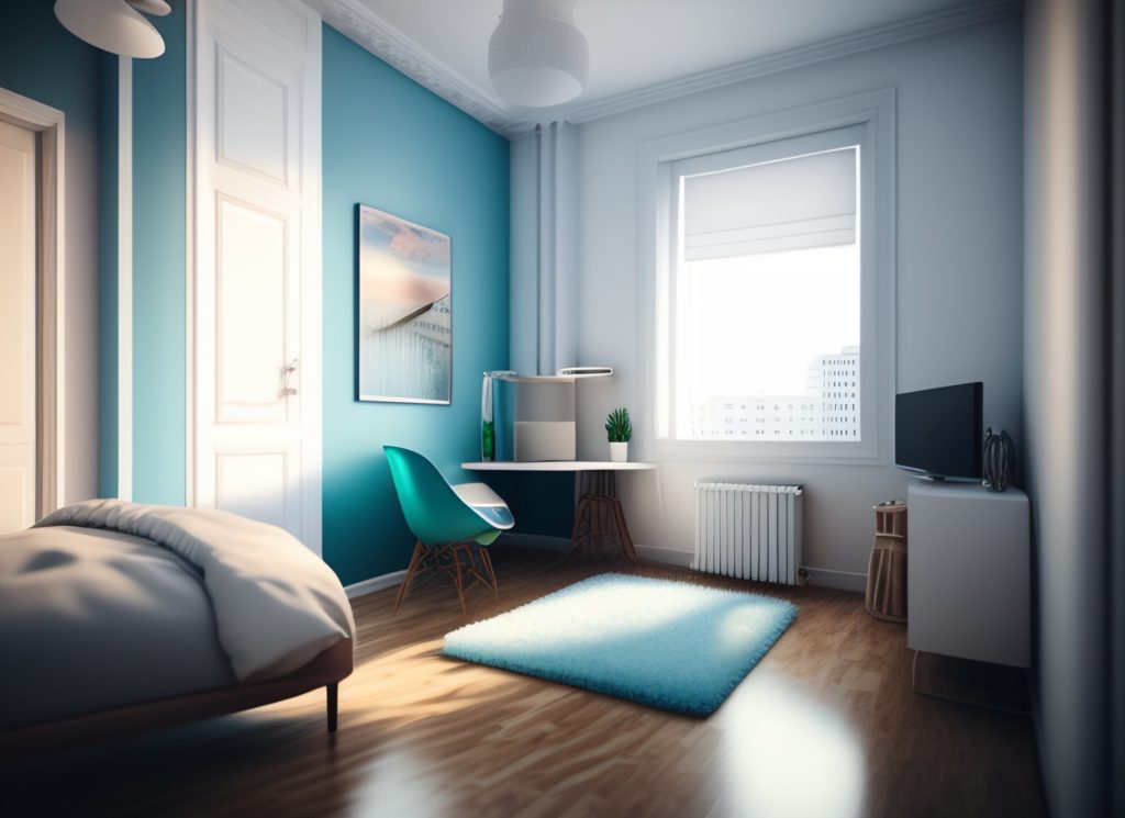 un endroit calme pour une installation optimale pour masser bébé